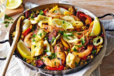 easy seafood paella recipes