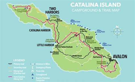 Catalina Island has five campgrounds and many primitive boat–in only ...