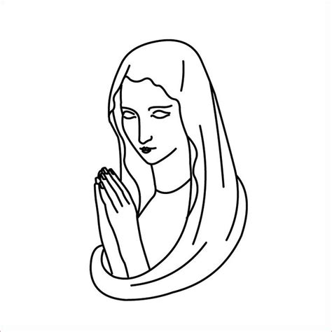 12 Excellent Coloriage Vierge Marie Image en 2022 | Image coloriage ...