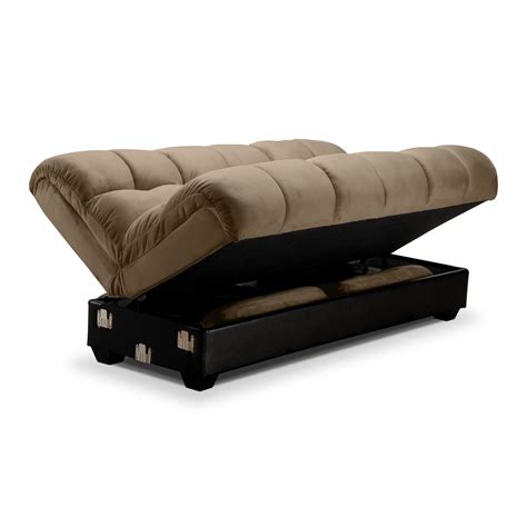 Ara Futon Sofa Bed with Storage | Value City Furniture