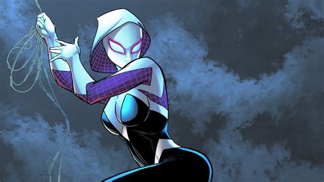 Gwen In Spider Man Into The Spider Verse Wallpaper,HD Movies Wallpapers ...