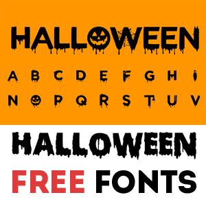 (FREE) Spooky Halloween Font Types | PSDDude