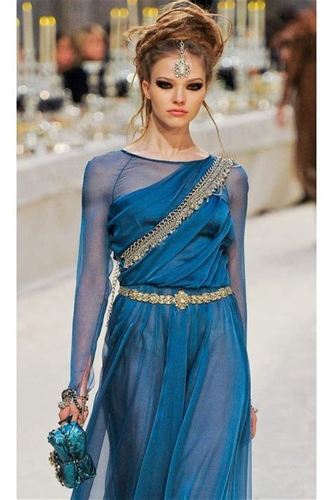 Turquoise Blue Silk Chanel Dresses | "Chanelicious" by ParfoisA | Chictopia