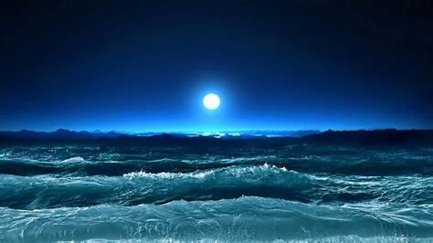 Ocean Moon Wallpapers - Top Free Ocean Moon Backgrounds - WallpaperAccess