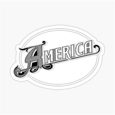 "America band" Sticker for Sale by Nicholas105 | Redbubble