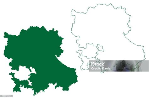 Anantapur District Map Vector Illustration Scribble Sketch Anantapuramu ...