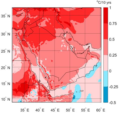 Arabian Peninsula Climate Map