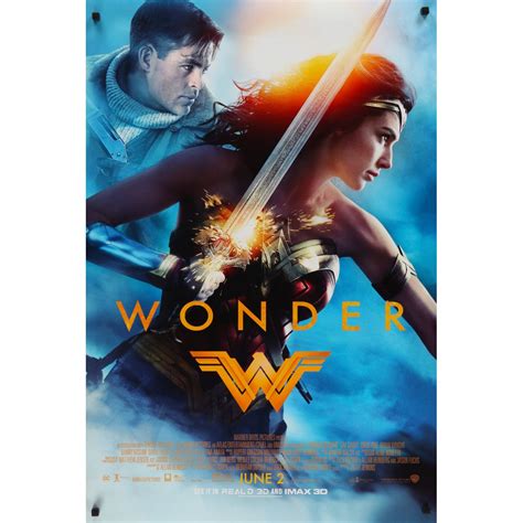 WONDER WOMAN U.S. Movie Poster - 27x40 in. - 2017 Adv.