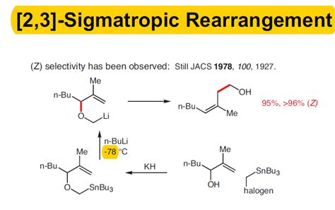 Solved [2,3]-Sigmatropic Rearrangement (Z) selectivity has | Chegg.com