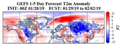 Arctic Oscillation and Polar Vortex Analysis and Forecasts | AER ...