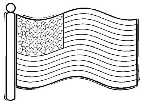 Printable Us Flag Coloring Page