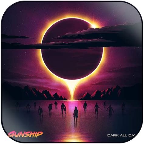 GUNSHIP Dark All Day Album Cover Sticker