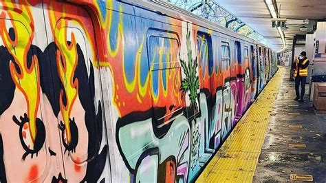 Two Dozen Subway Cars Struck in Overnight Weekend Graffiti Storm - THE CITY