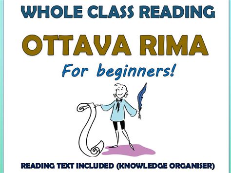 Ottava Rima - Knowledge Organiser and Whole Class Reading Session ...