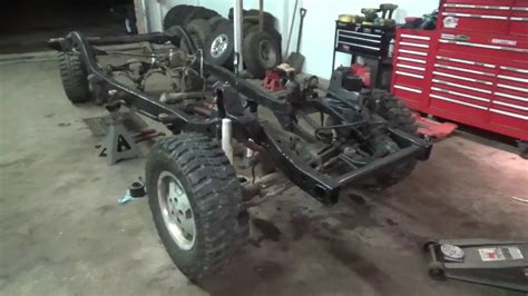 Frame Swap Jeep TJ day 4 end - YouTube