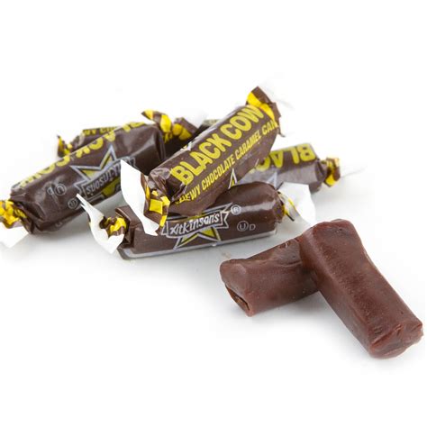 Black Cow Chocolate Taffy Candy Mini Sticks • Taffy Candy, Soft & Chewy ...