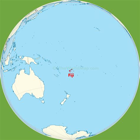 Fiji location on the Polynesia and Melanesia map