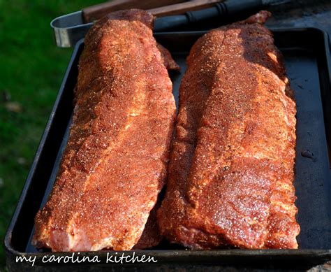 My Carolina Kitchen: Big Dude's BBQ Ribs and a Watermelon Seed Spitting ...