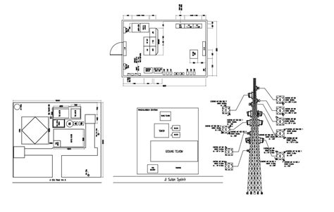 Cell Tower Design - Cadbull