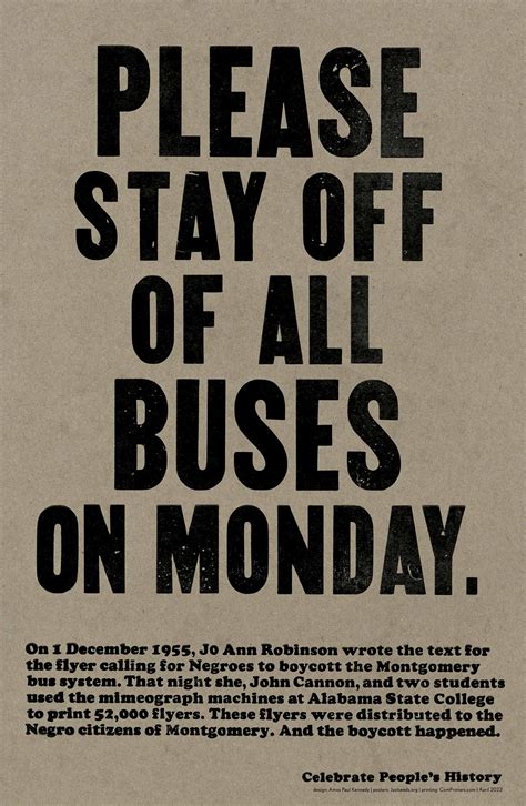 Justseeds | Montgomery Bus Boycott