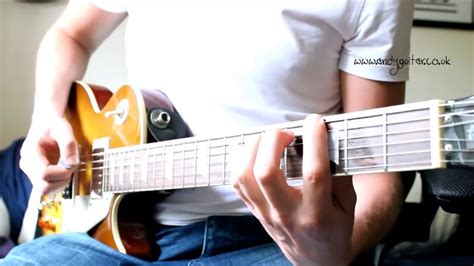 AC/DC TNT Guitar Tutorial - Minor Pentatonic Song #5 - Andy Guitar