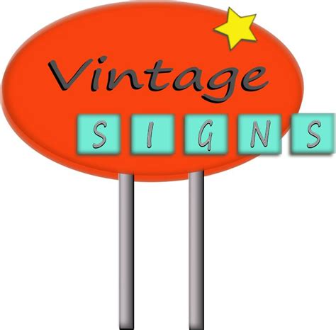 Vintage Sign Clipart | Vintage signs, Clip art, Public domain clip art