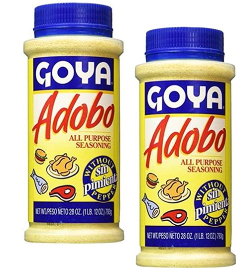 Goya Adobo Seasoning without Pepper 28 oz Pack of 2 - Walmart.com