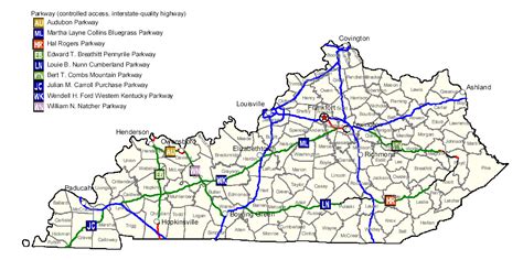 Printable Kentucky Road Map