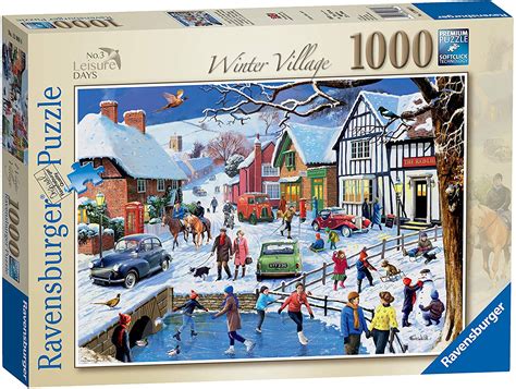 Ravensburger Leisure Days No. 3 The Winter Village 1000 Piece Puzzle ...