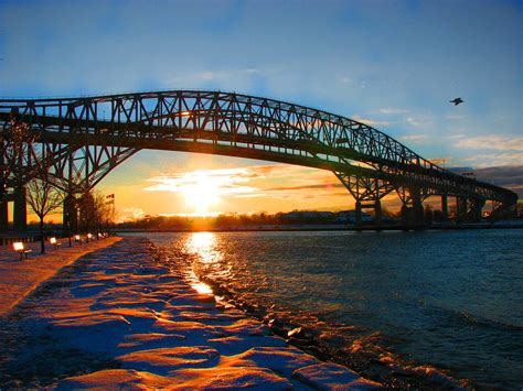 Blue Water Bridge, Sarnia, Canada | International bridge at … | Flickr