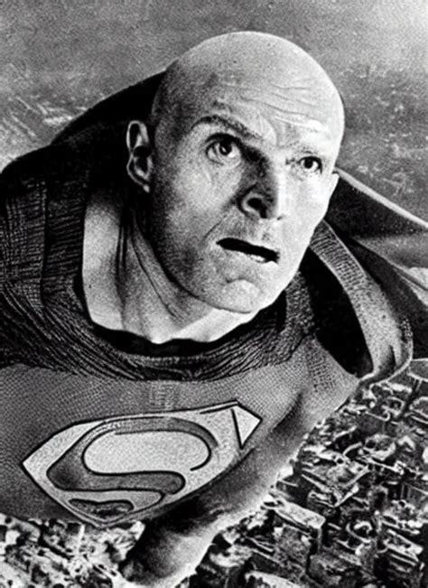 “Close-up of very old and tired and bald Superman | Stable Diffusion ...