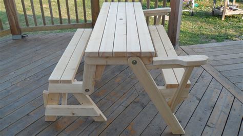 Bench into Picnic Table! - Southern Boyz Outdoors