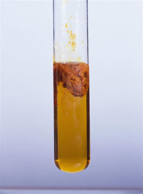 Iron (iii) Hydroxide Precipitate Photograph by Andrew Lambert ...