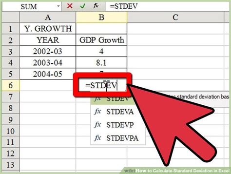 How to Calculate Standard Deviation in Excel: 10 Steps