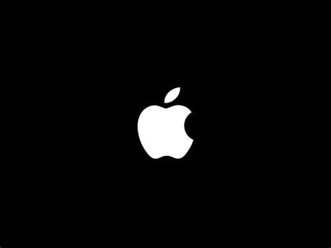 Black Apple Logo Transparent Background