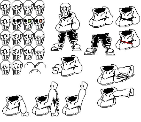 Chara Sprite Sheet Yet Another Underswap Papyrus Animated Sprite By ...