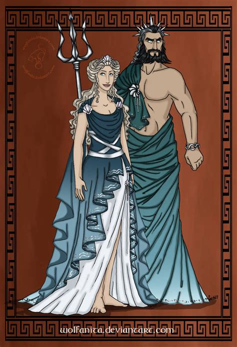 GodsOfAncientGreeceCouples:Poseidon and Amphitrite by wolfanita | Zeus ...