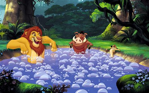 The Lion King Timon And Pumbaa And Simba