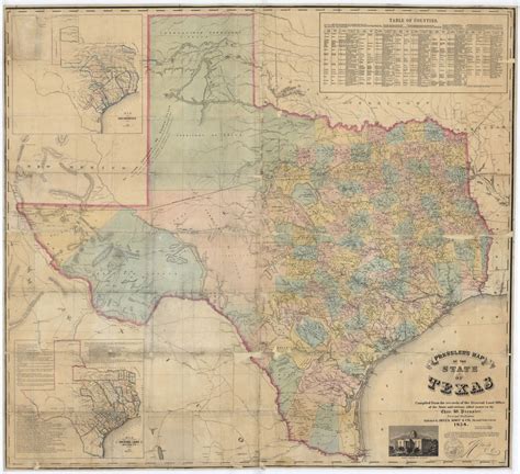 Colony Texas Map Vintage Texas Map A R T In 2019 Vintage Maps Texas ...