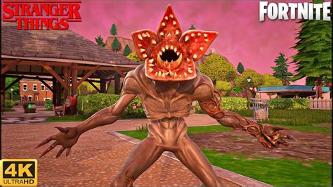 Demogorgon Gameplay - Fortnite (4K 60FPS) - YouTube