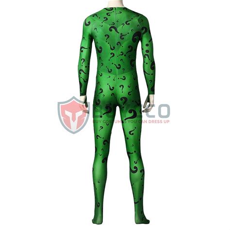 Batman Forever Cosplay Costume Riddler Jim Carrey Cosplay Bodysuits