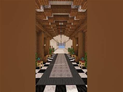 Minecraft Hallway Design. - YouTube