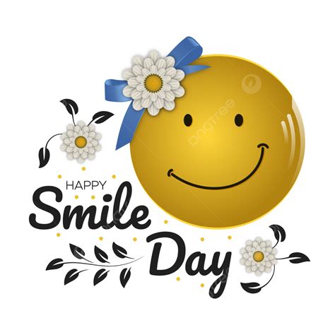 World Smile Day With Cute Emoji Illustration, World Smile Day, Smile ...