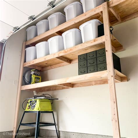 How to Build Easy DIY Storage Shelves - themartinnest.com