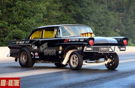 57 Ford Gasser "BONE SHAKER" | Fairlane, Cool cars, Hot cars