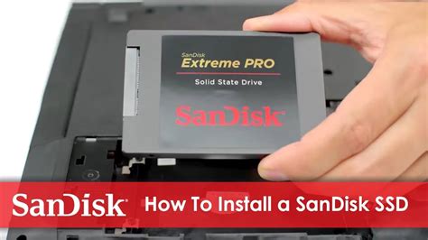 How To Install a SanDisk SSD - YouTube