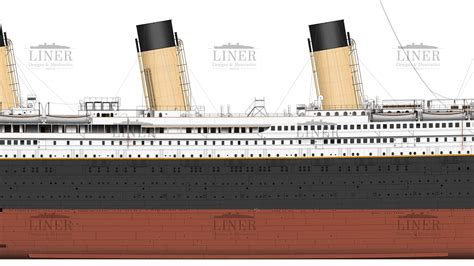 Titanic 1912 — Liner Designs & Illustration