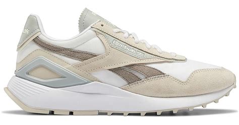 Reebok Classic Leather Legacy Az Running Shoe in Beige (White) | Lyst