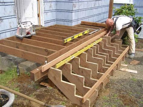 Building Deck Stairs is a step by step process of how to build deck ...