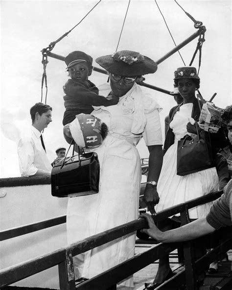 75 years on: Rare photographs chronicle the journey of the Windrush ...